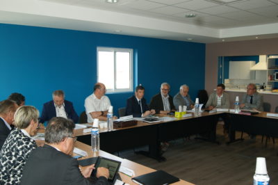 Présidents et vice-présidents au cours d'un bureau décentralisé à Bouin en juin 2016